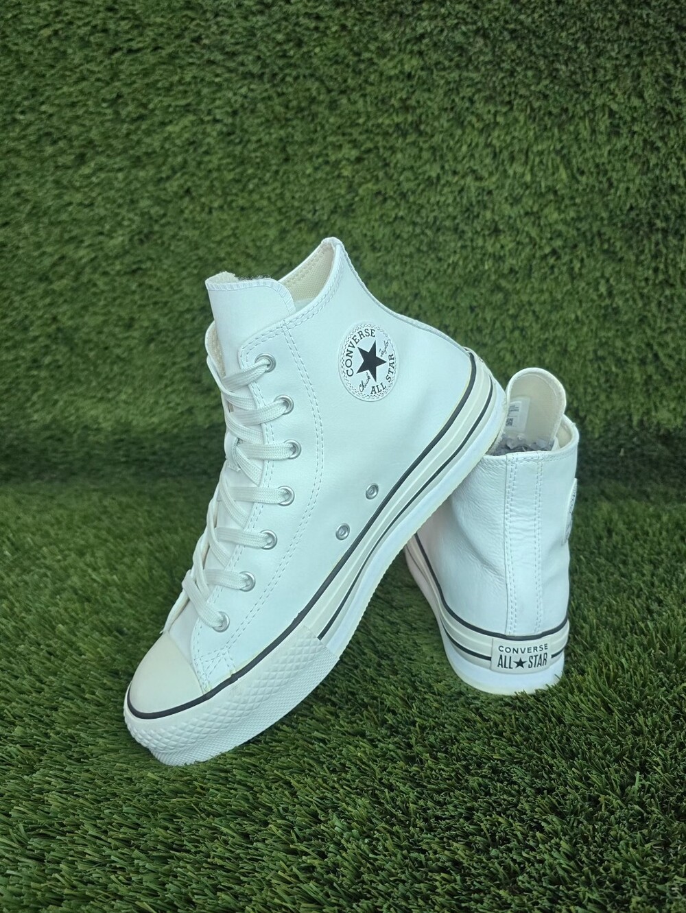 CONVERSE CT All Star Platform High-Top Leather Sneakers